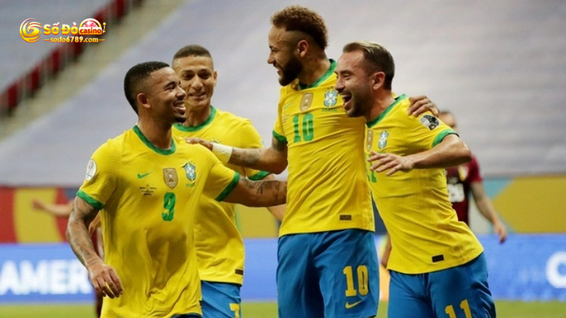 Tuyển Brazil có sự góp mặt của Neymar JR